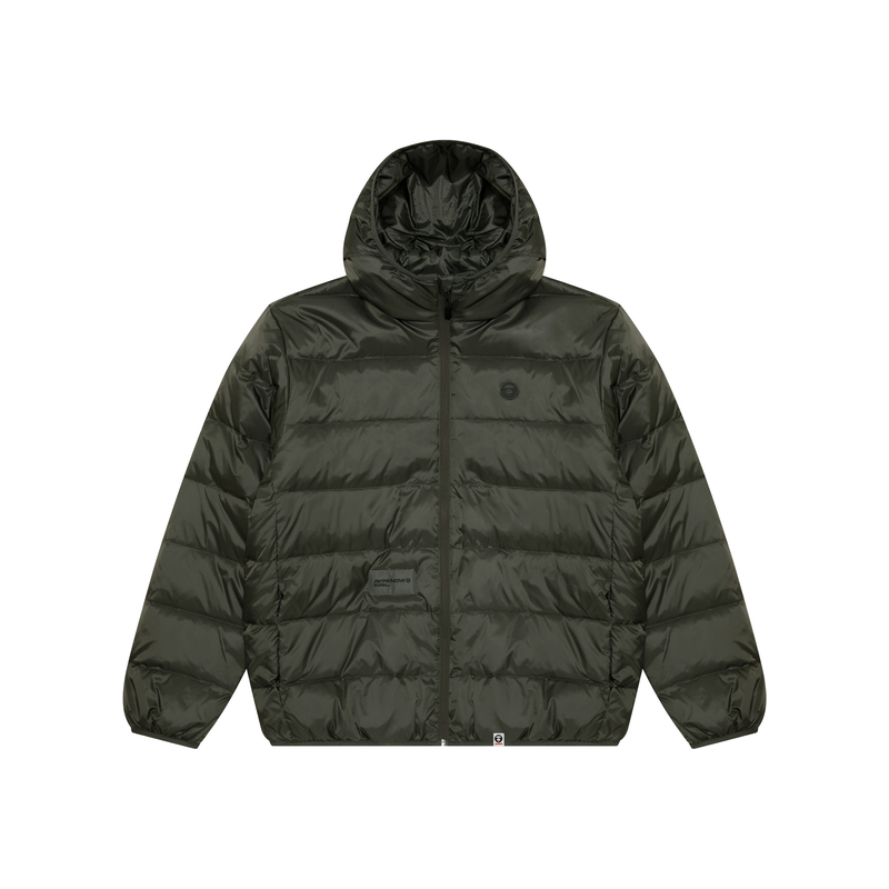 

Aape Куртка утепленная с капюшоном A Bathing APE® Mooonface Logo, Green KHE