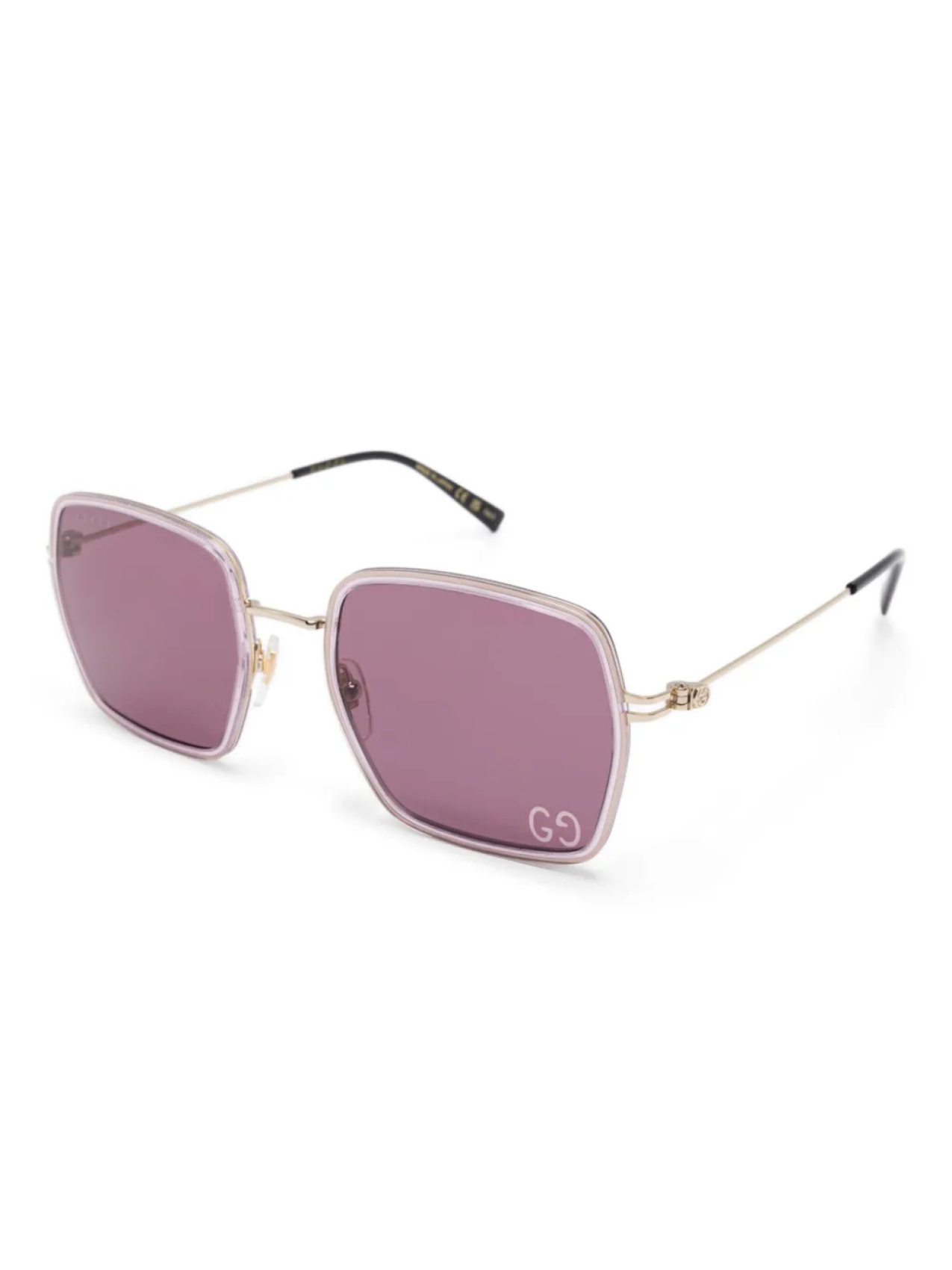 Gucci Eyewear солнцезащитные очки GG1848S005, золотой — фото 2