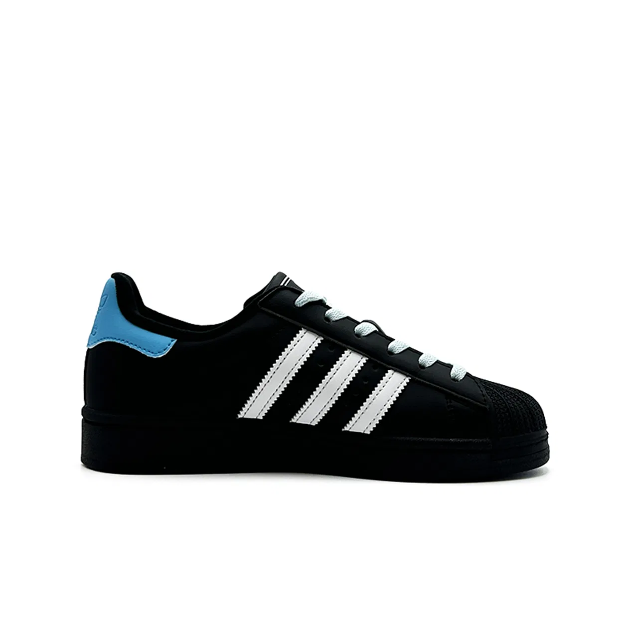 Детские кроссовки для скейтбординга Adidas Originals Superstar 2 черные — фото 3