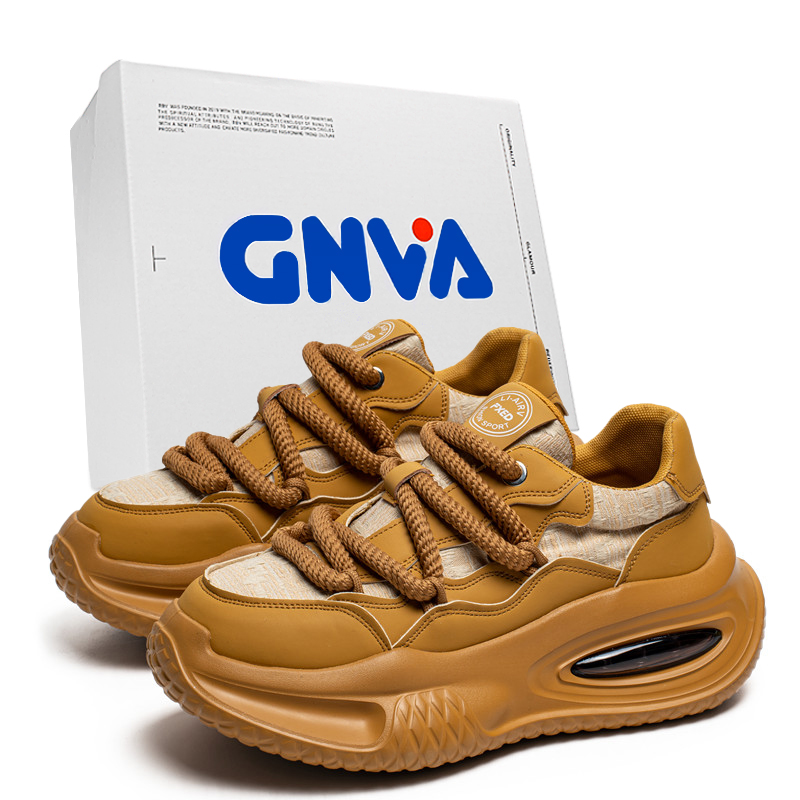 

Износостойкие, нескользящие, легкие, низкие, массивные кроссовки для мужчин. Коробка в комплекте GNVA, Khaki