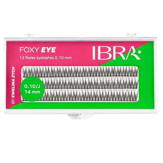 

Пучки ресниц 14 мм, 120 шт. Ibra, Ibra Foxy Eye