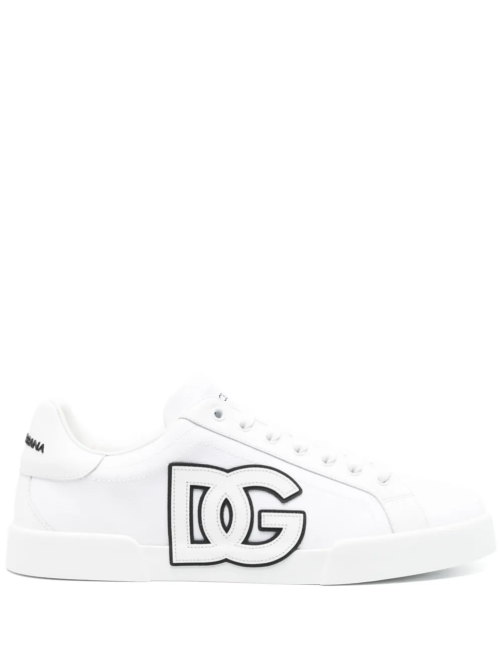 

Кеды с нашивкой-логотипом DOLCE & GABBANA, белый
