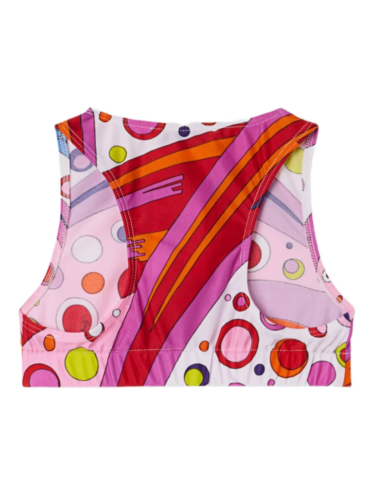 Укороченный топ Fontane с графическим принтом PUCCI Junior, розовый — фото 2