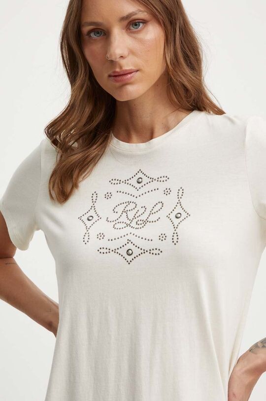 

Футболка Lauren Ralph Lauren, бежевый