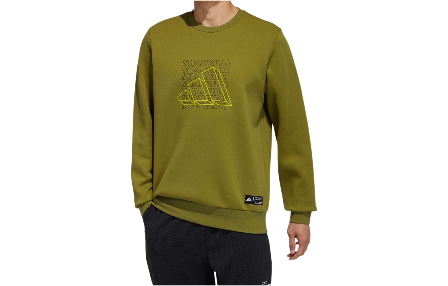 

Толстовка мужская зеленая Adidas, зеленый