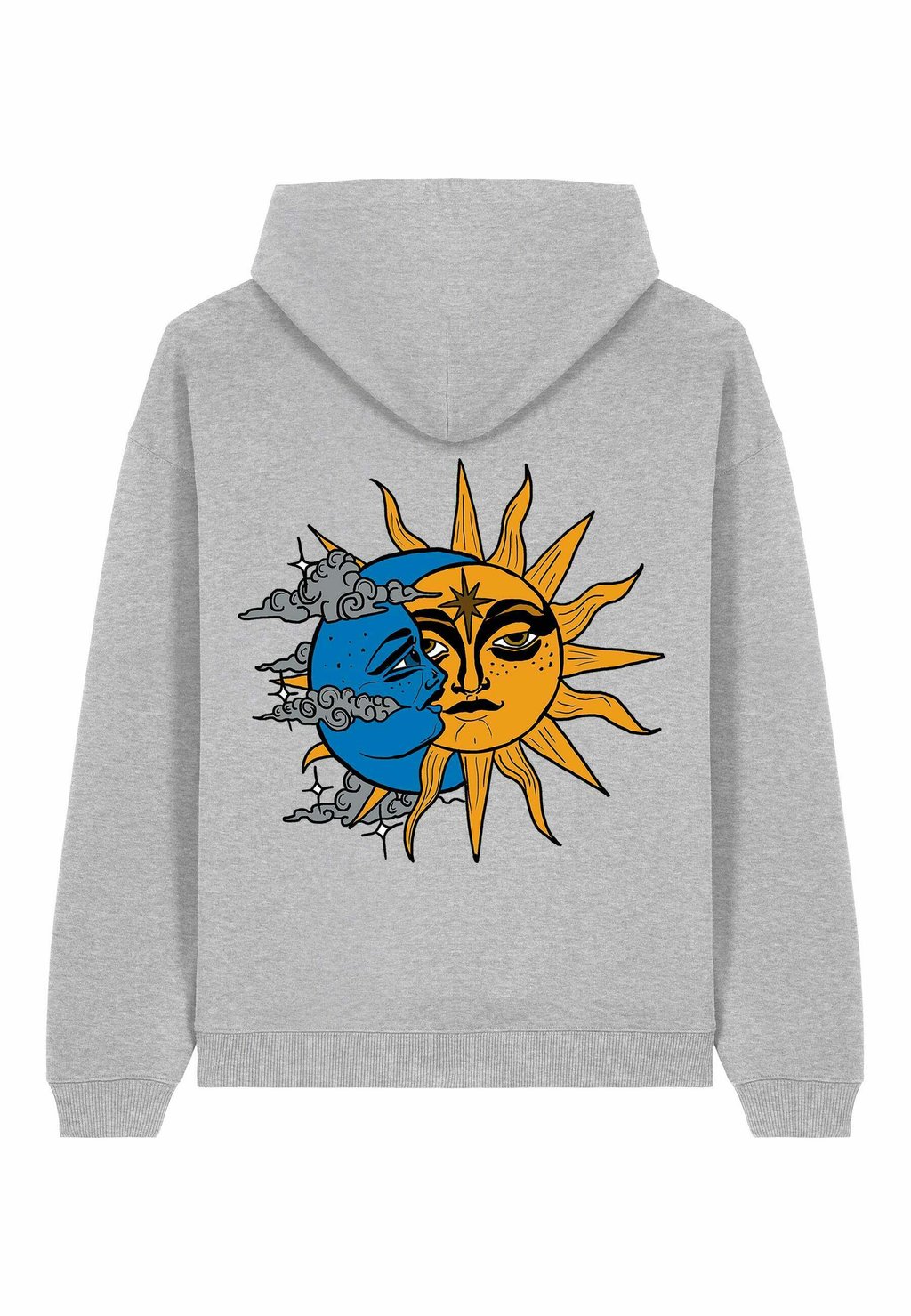 

Толстовка с капюшоном LUNAR BACK PRINT HEAVYWEIGHT - Sweatshirt Mira Paris, пятнистый серый