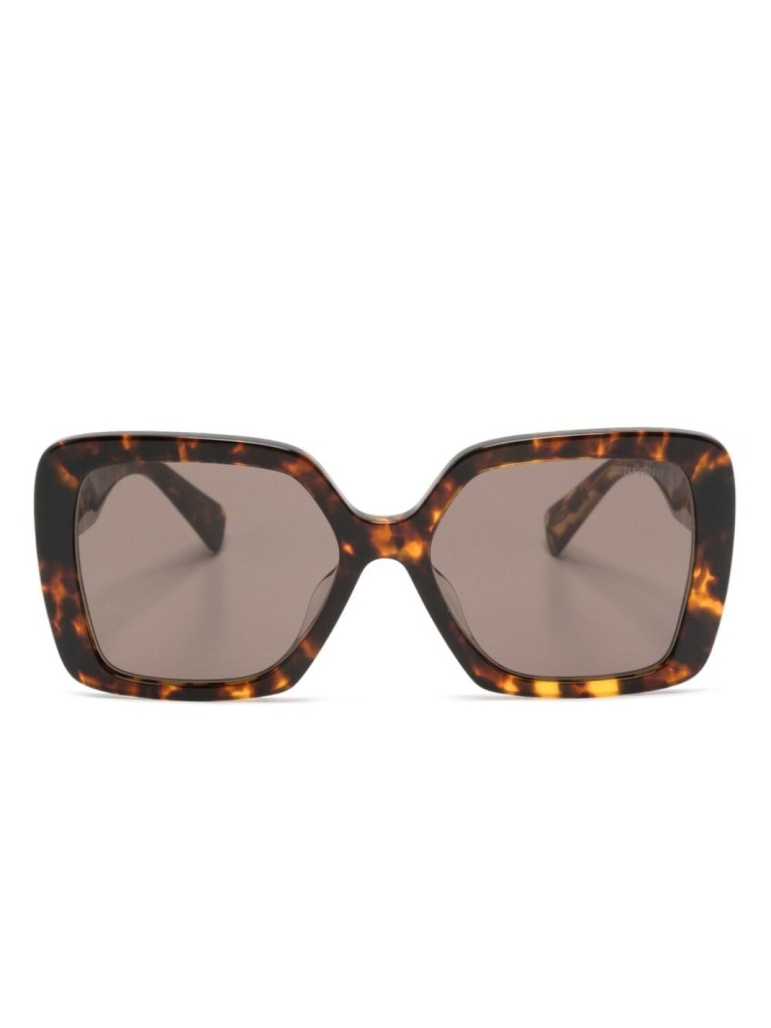 

Солнцезащитные очки Glimpse Miu Miu Eyewear, коричневый