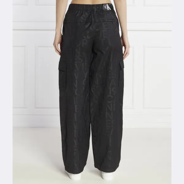 Брюки карго свободного кроя Calvin Klein, черный — фото 2