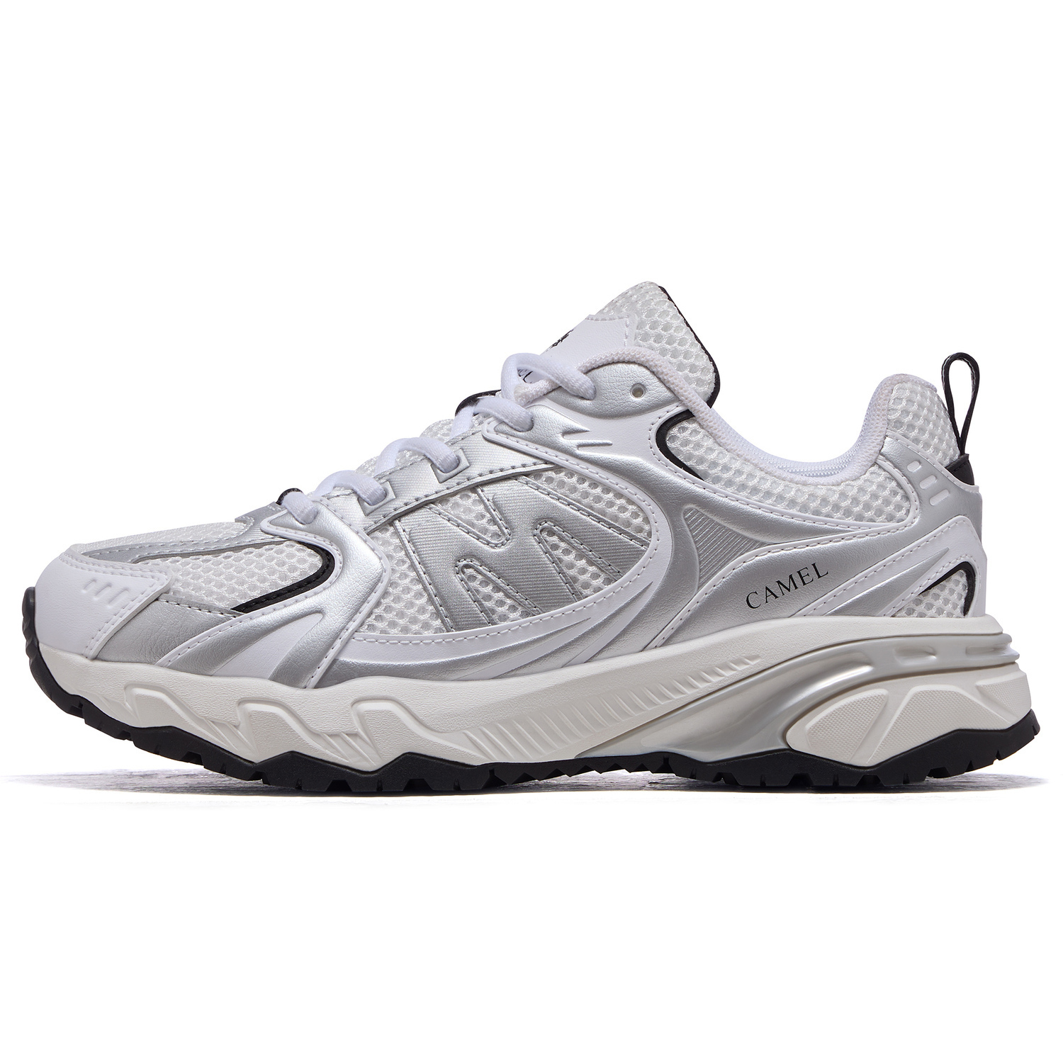 

Panlong 2.0 амортизирующие, нескользящие, износостойкие, дышащие низкие кроссовки для женщин CAMEL, белый/черный