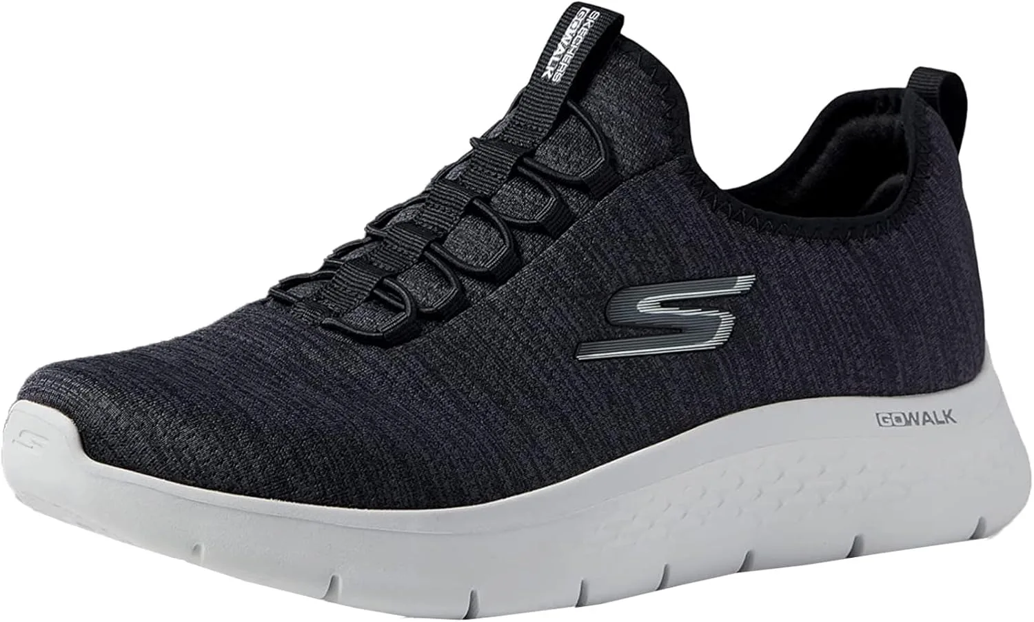 Мужские спортивные кроссовки Skechers Gowalk Flex с воздушной подушкой без шнурков, белый