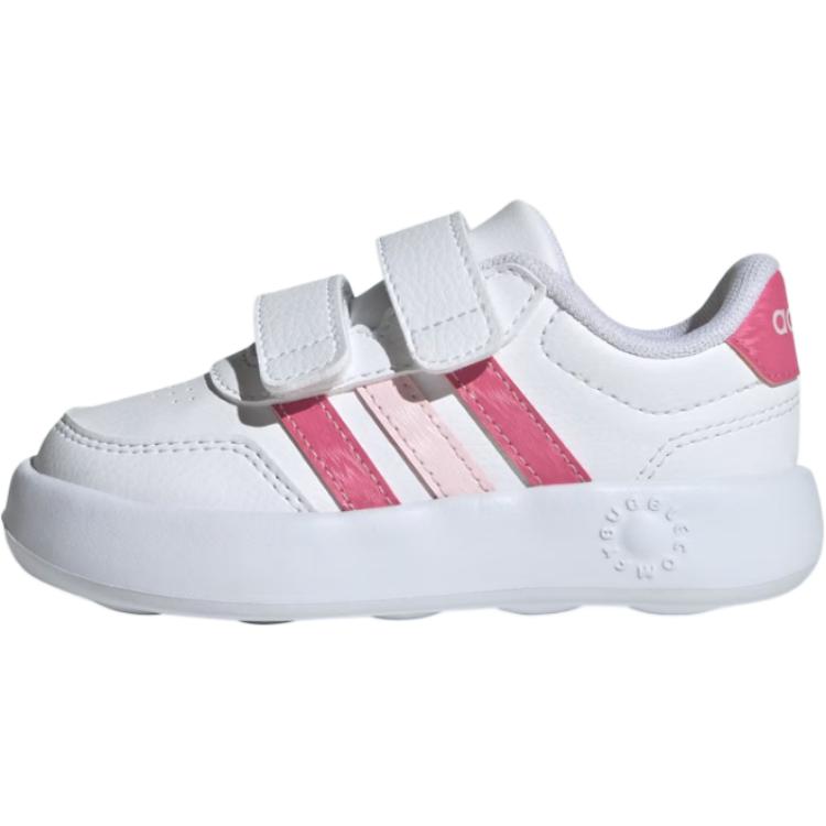 

Кроссовки BREAKNET 3.0 устойчивые к истиранию для малышей Adidas, белый/розовый