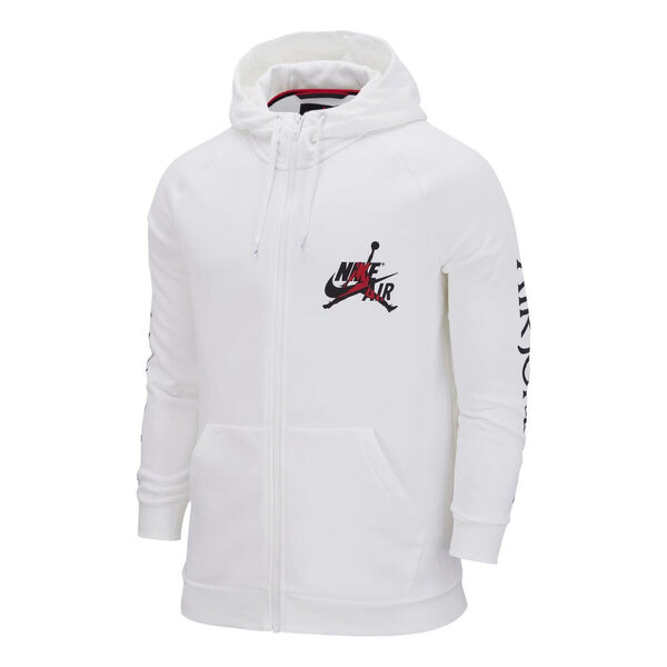 

Куртка Air Jordan Hooded Zipper Jacket Men's White, белый