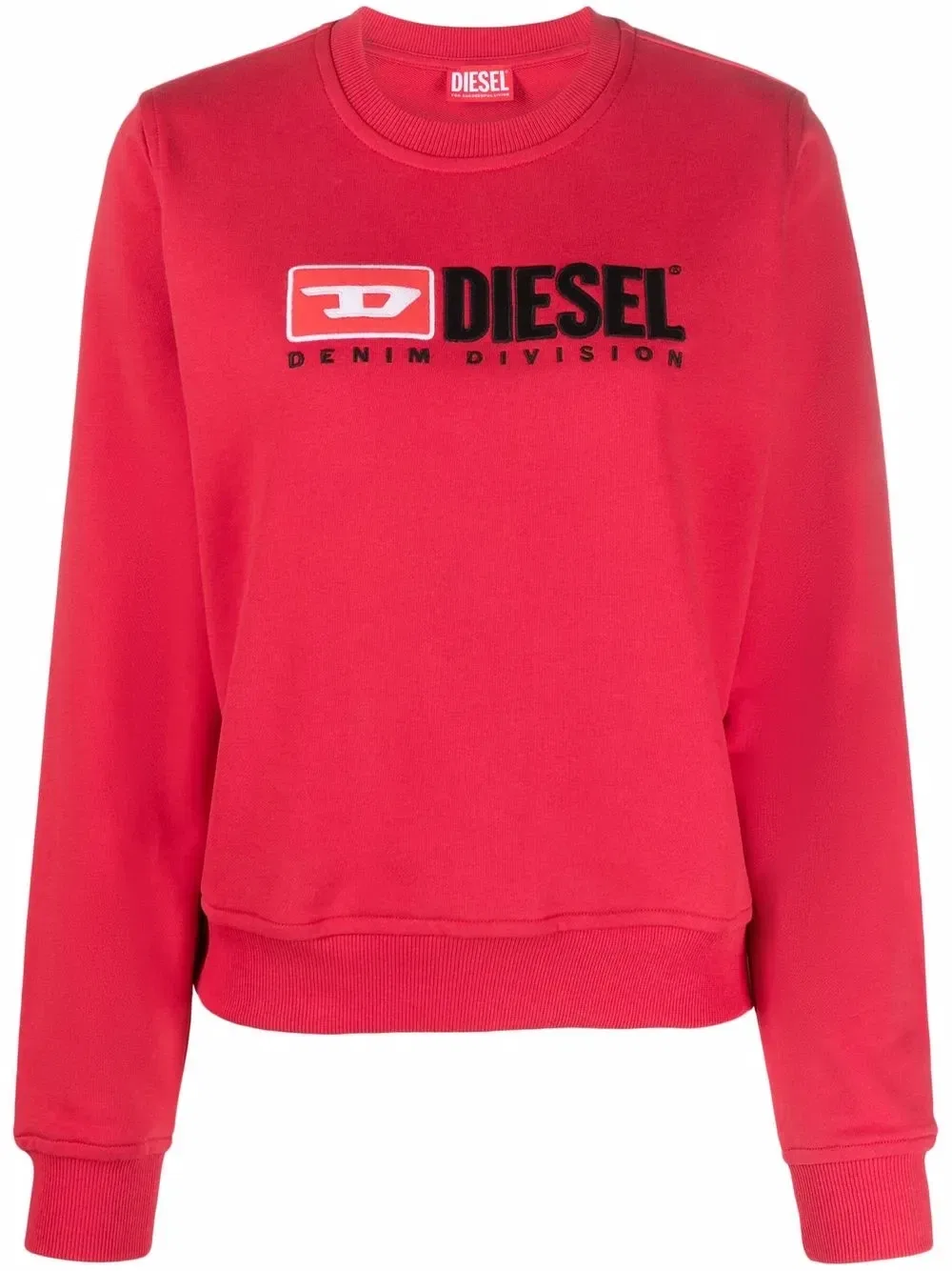 Толстовка с логотипом Diesel, красный