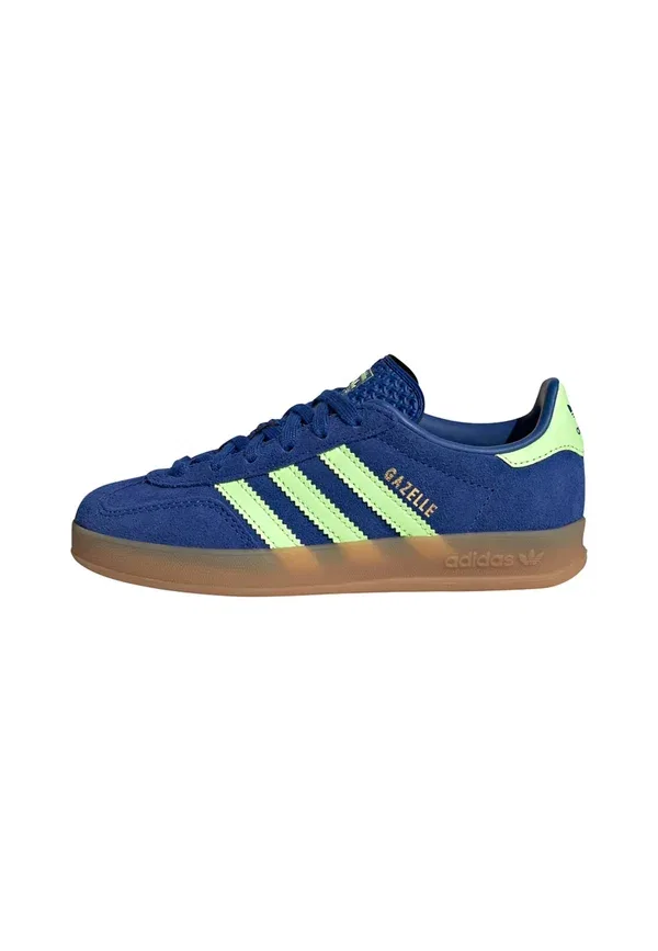 Кроссовки для фитнеса Adidas Originals Gazelle indoor trainers, королевский синий, зеленый, золотистый металлик
