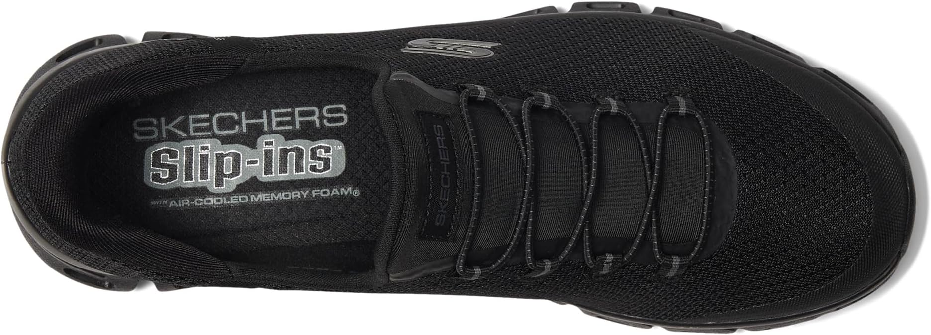Кроссовки SKECHERS Glide Step Pursuit Hands Free Slip-Ins, Black — фото 2
