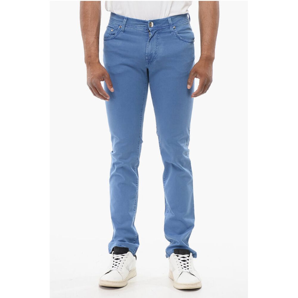 

Джинсы ID Ton-sur-ton с вышивкой Corneliani, Light Blue