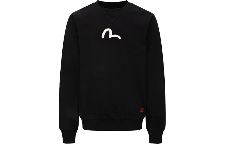 

Толстовка унисекс черная Evisu, черный