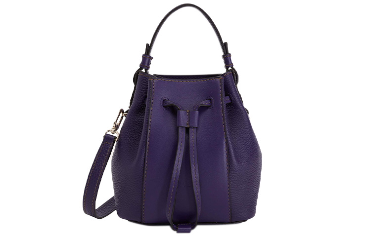 

Furla Миастелла Кожаная ведерко Сумка через плечо Мини женская фиолетовая