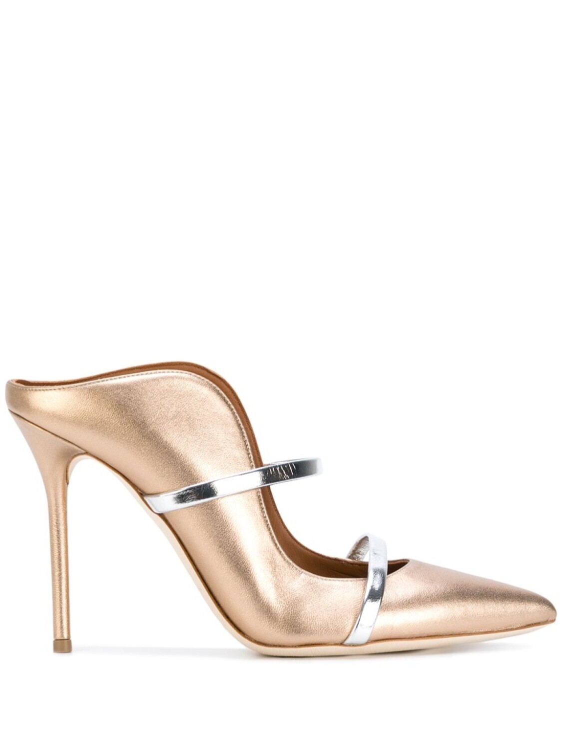 

Мюли на каблуке 'Maureen' Malone Souliers, металлик