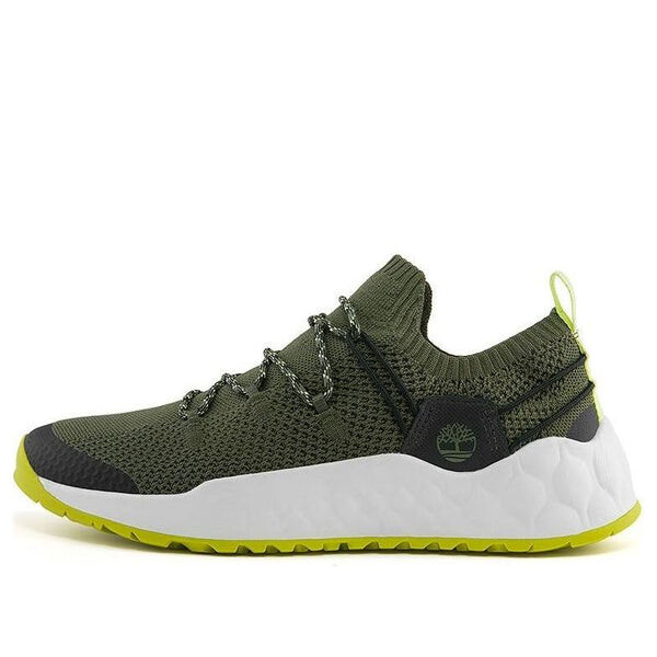 

Кроссовки stride solar wave w 'army green' Timberland, зеленый