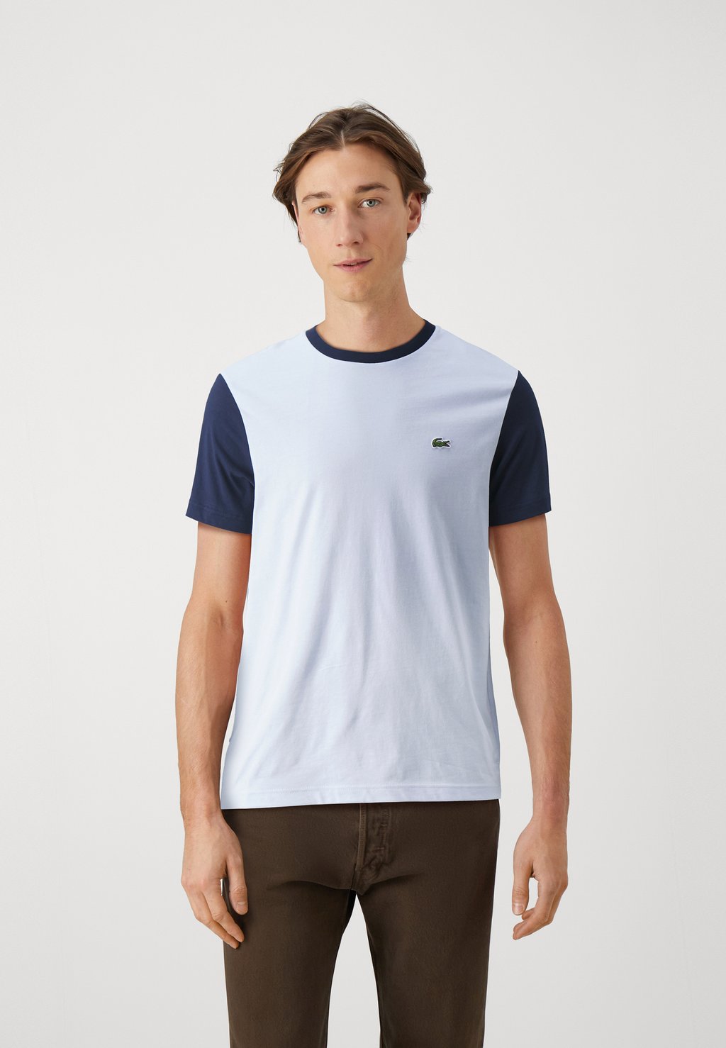 

Футболка с принтом ELEVATED COLORBLOCK Lacoste, цвет phoenix blue/navy blue