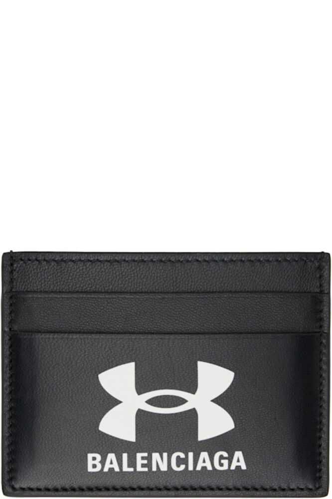 

Черный держатель для карт Under Armour Edition из овчины Balenciaga