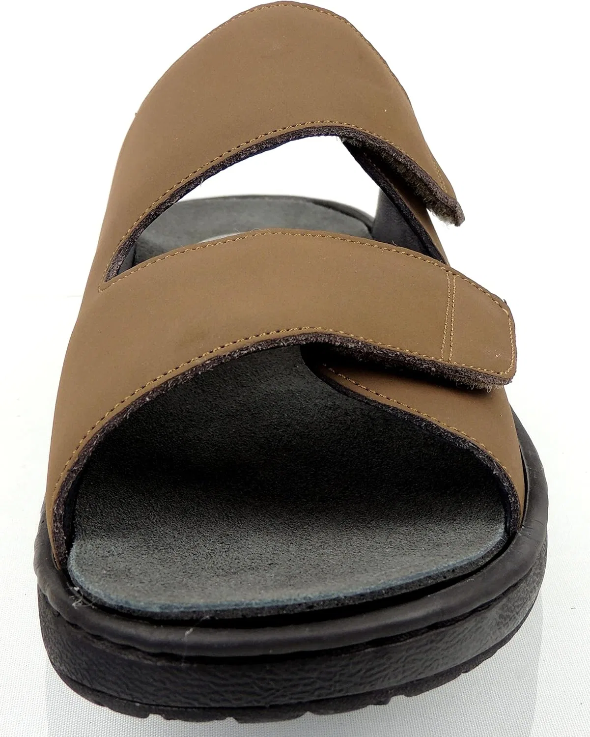 Мужские мюли с нубуковой кожаной стелькой G Comfort, Mud — фото 3