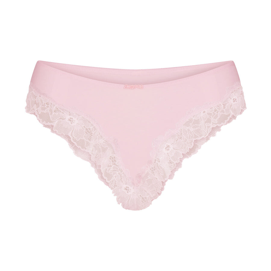 

Бикини SKIMS Cotton Lace, цвет Cherry Blossom