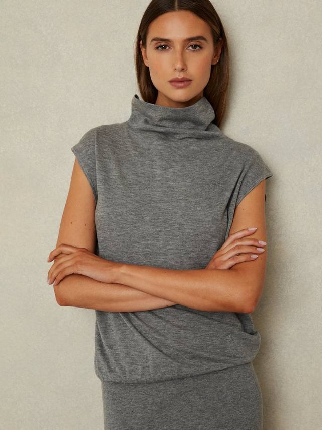 

Миниатюрное трикотажное платье эстер Reiss, серый