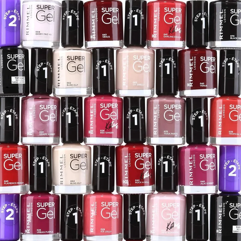 Лак для ногтей «Super Gel 070 Black Obsession» от RIMMEL Rimmel, Blackest Black — фото 2