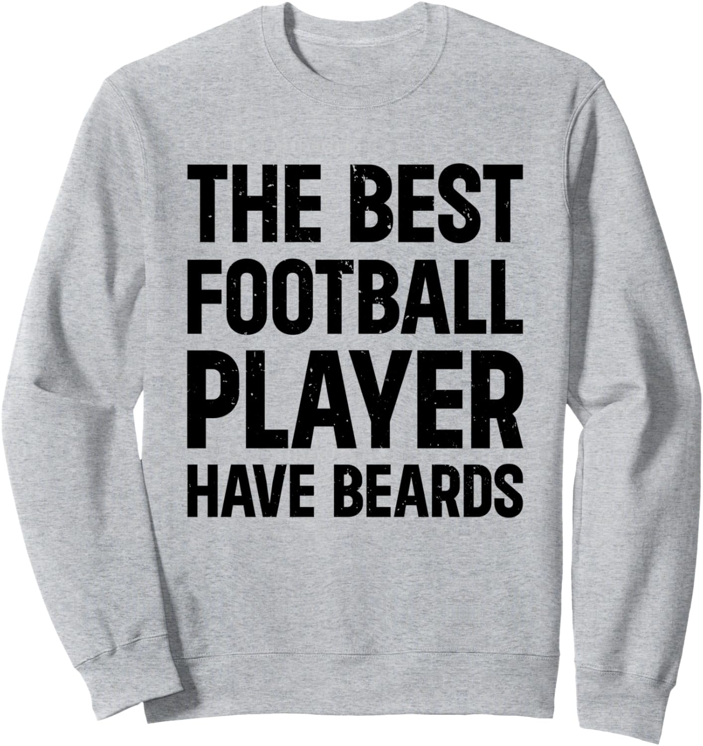 

Американский футбол - толстовка с изображением лучших футболистов с бородами Bearded Football Player, серый