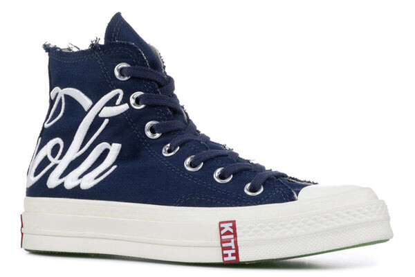 Кроссовки kith x coca-cola x chuck 70 hi 'france' Converse, синий — фото 3