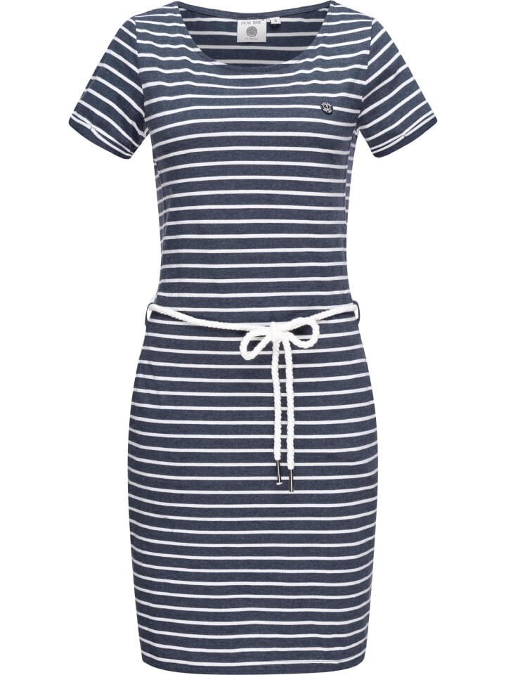 

Короткое платье PEAK TIME Sommerkleid L80022, цвет Blue Melange Stripes