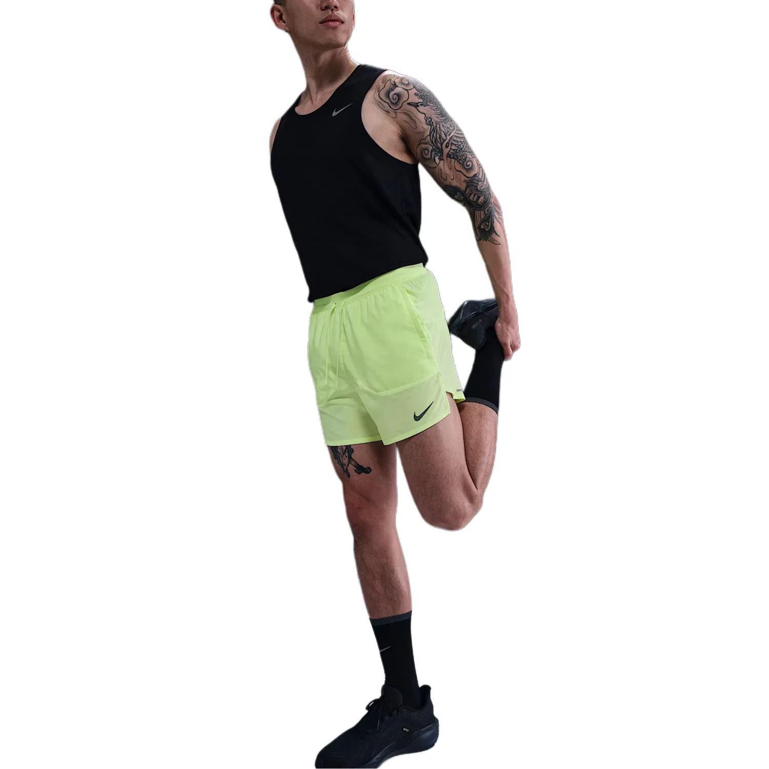 Спортивные шорты Dri-FIT Nike Yellow Green — фото 3