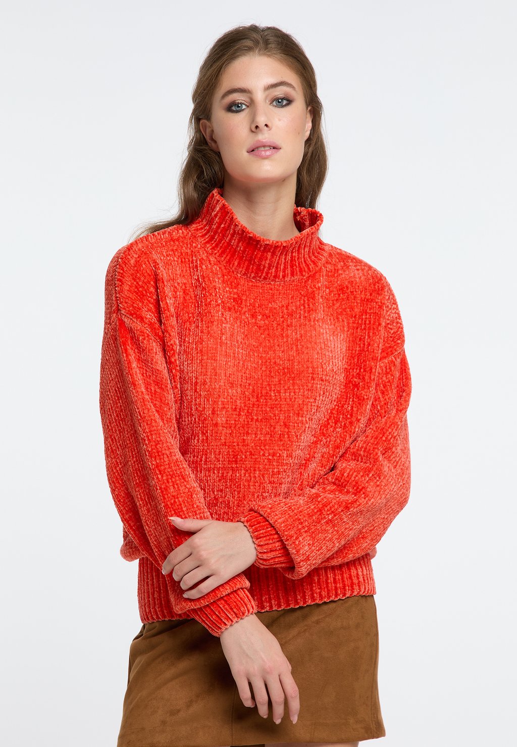 

Джемпер KNITTED IZIA, оранжевый