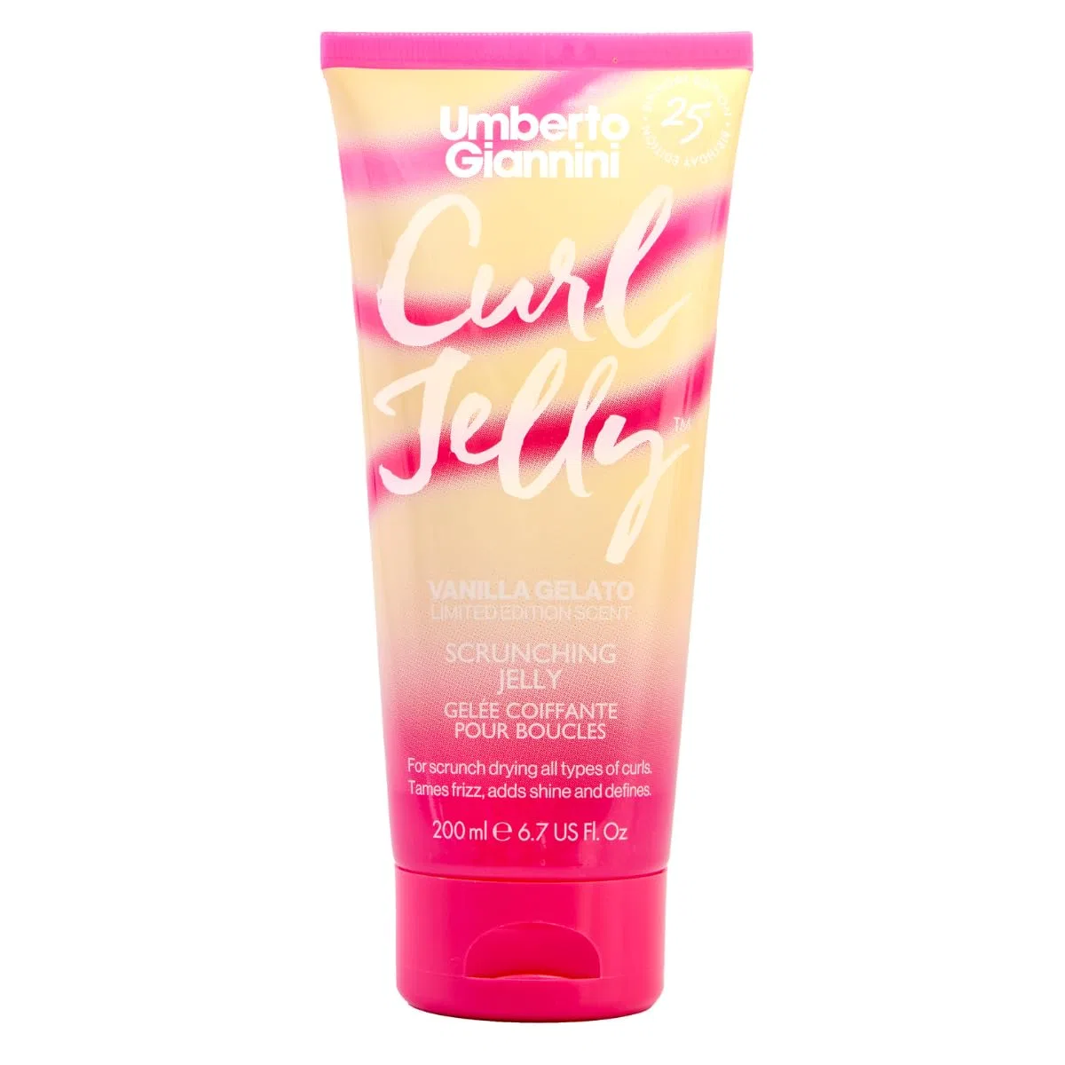 Гель для кудрявых волос Umberto Giannini Curl Jelly Vanilla Gelato 200 мл Umberto Giannini