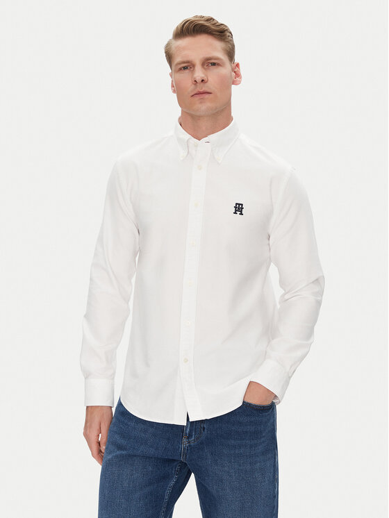 

Рубашка обычного кроя Heritage MW0MW39235 Tommy Hilfiger, белый
