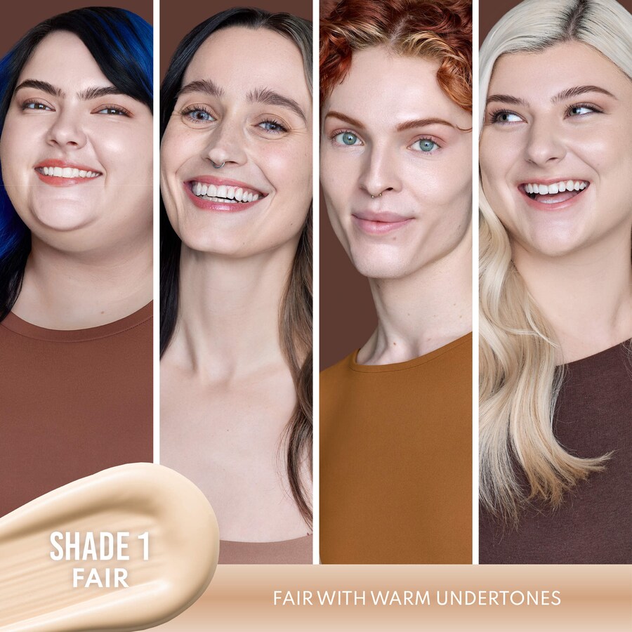 Бустер Danessa Myricks Beauty — Успокаивающая для кожи Yummy Skin Soothing Serum Skin Tint Foundation с пептидами и, 45 мл — фото 3