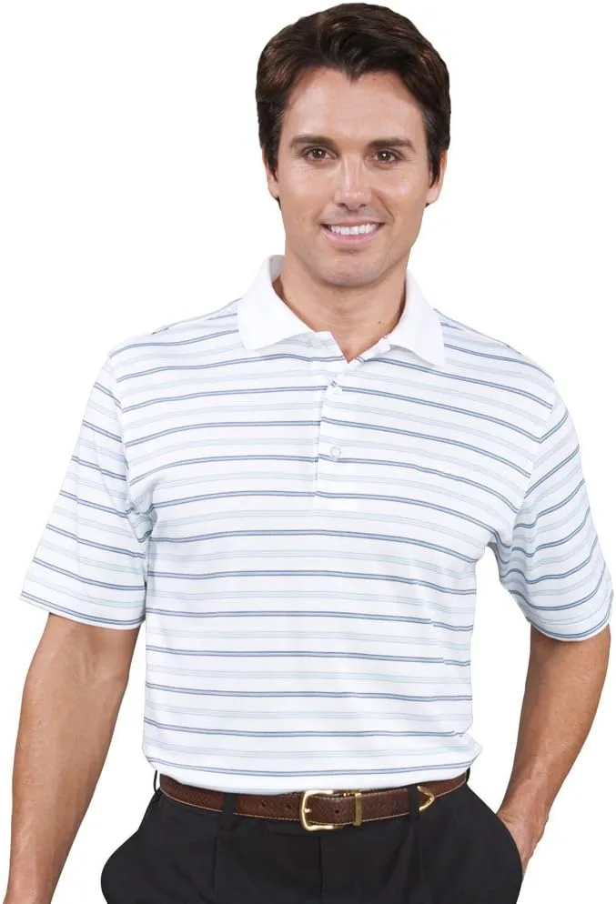 

Футболка-поло Monterey Club мужская с тональной полоской