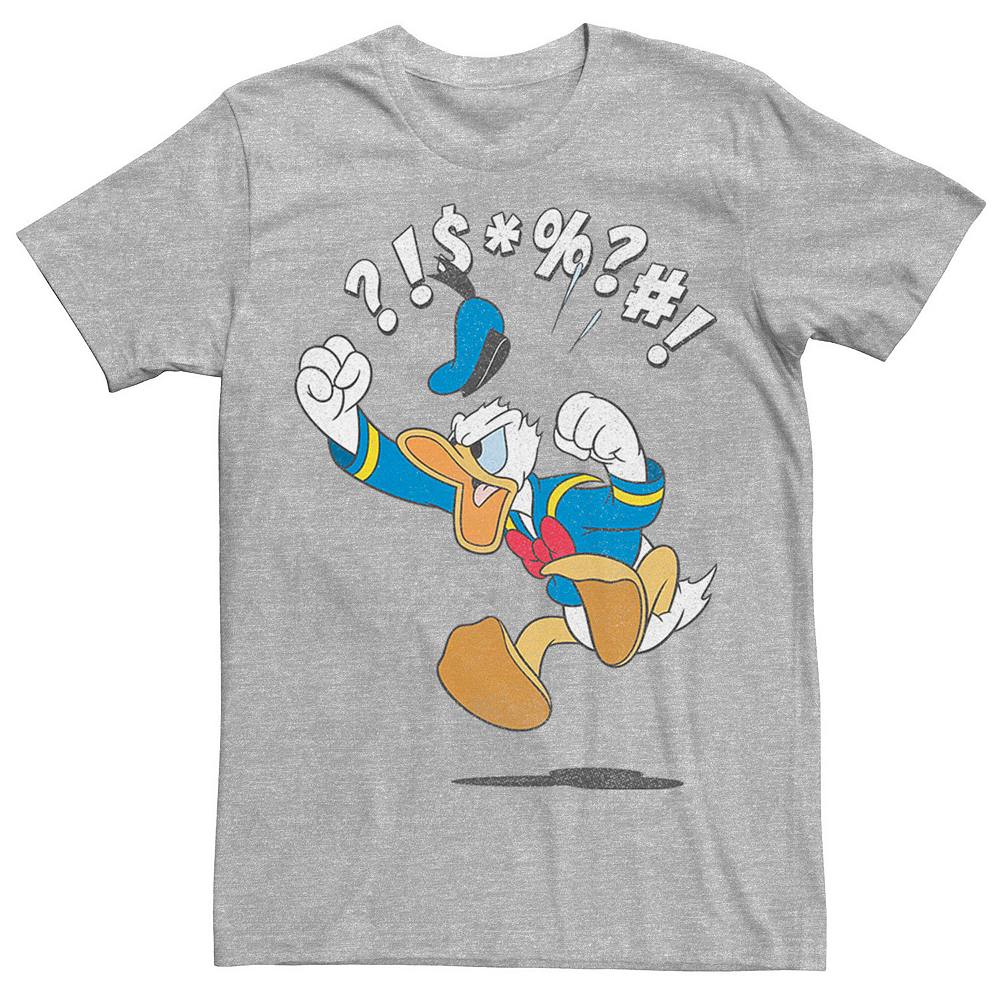 

Мужская футболка Disney's Mickey & Friends Donald Angry Jump, цвет Athletic Heather