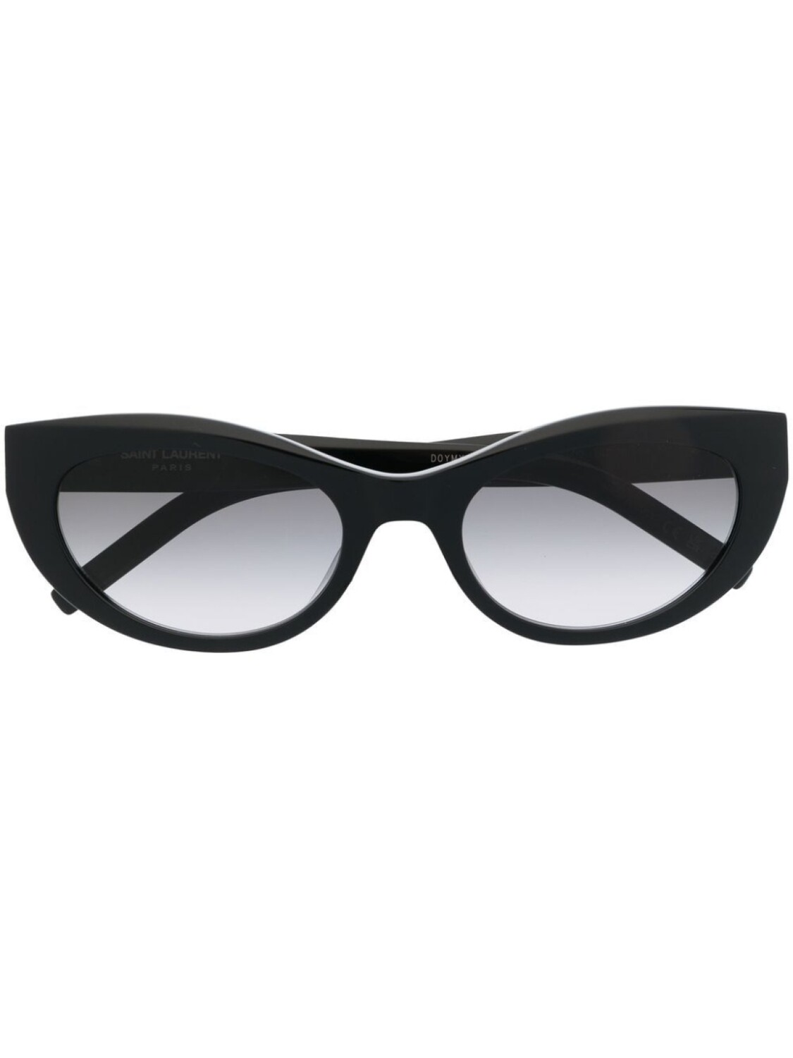 

Saint Laurent Eyewear cat-eye frame sunglasses, черный