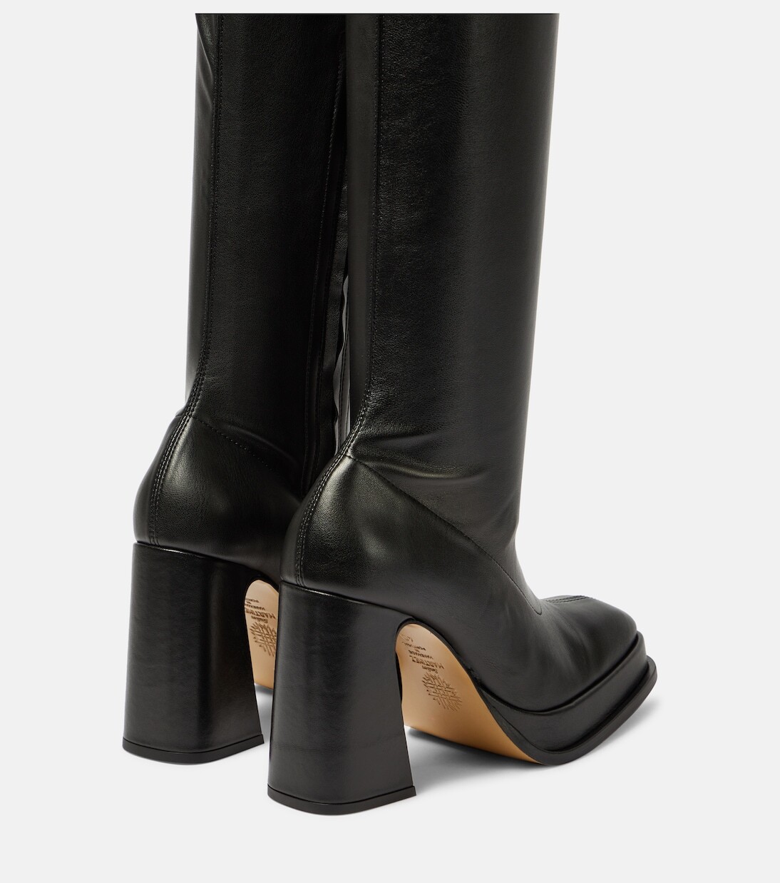Сапоги velvet 100 из искусственной кожи Souliers Martinez, черный — фото 3