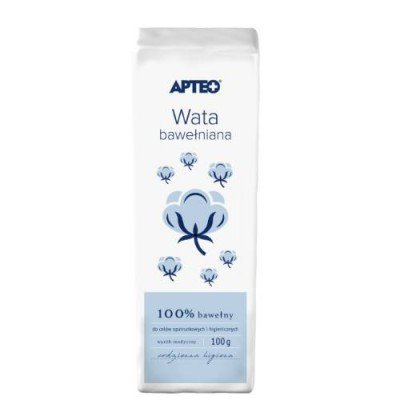 

Вата, 100 г Apteo, Care