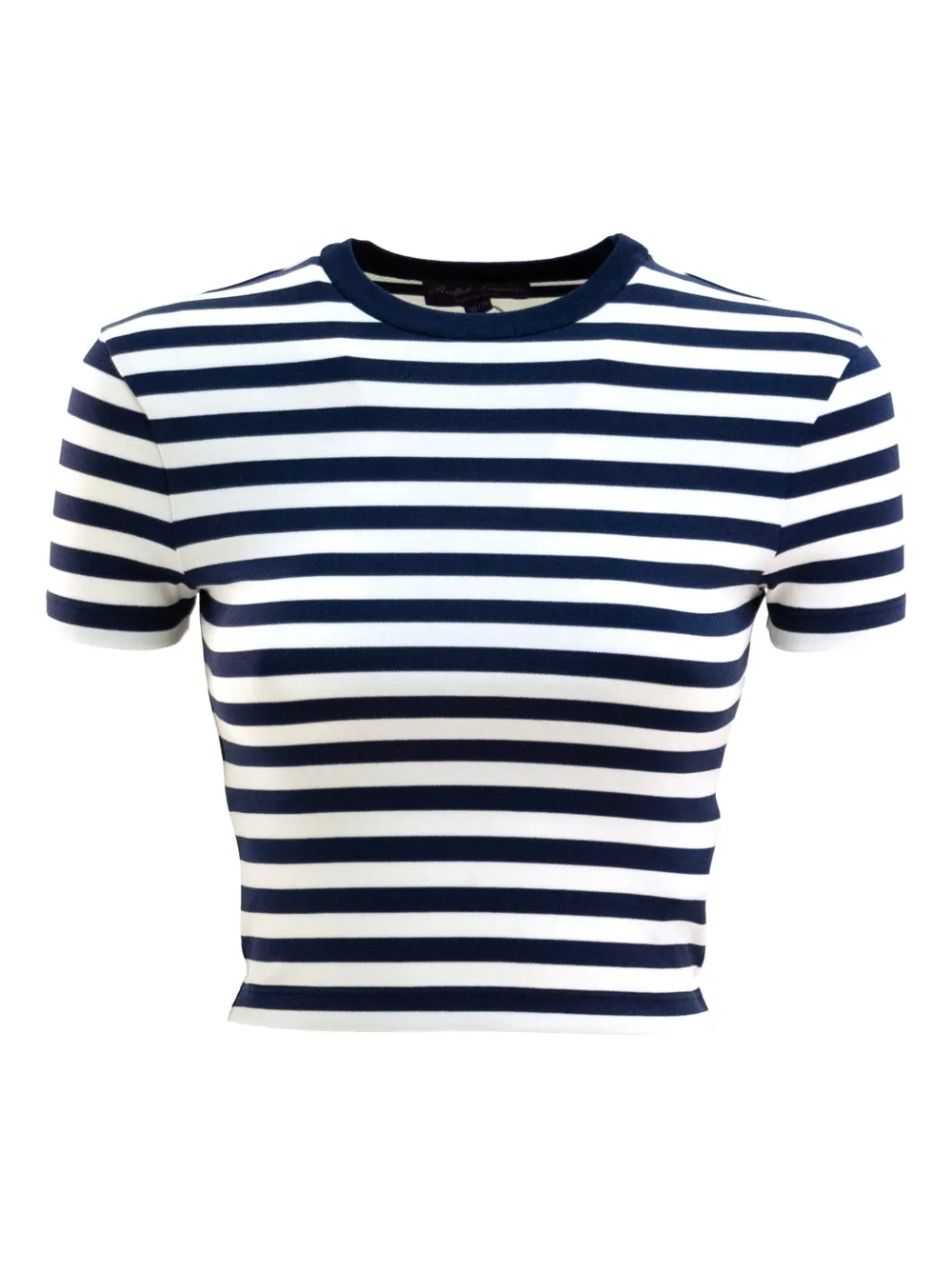 

Футболка в полоску с круглым вырезом Ralph Lauren Collection, белый