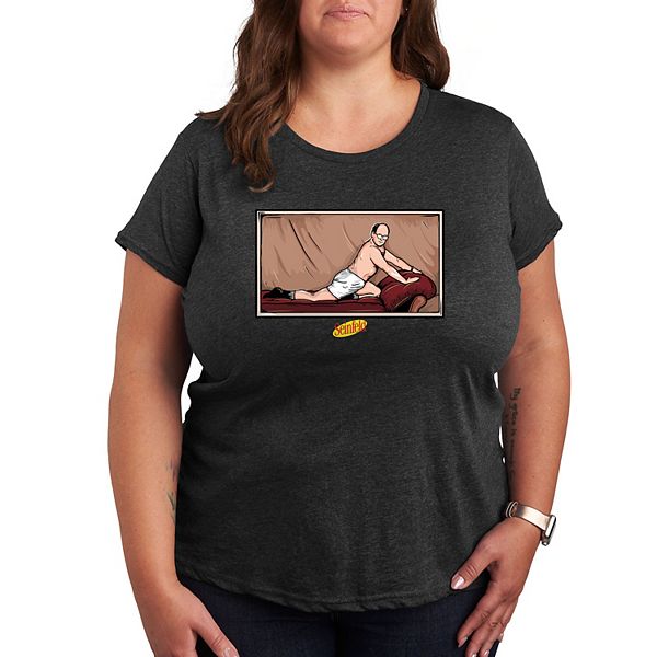 

Футболка с принтом дивана Джорджа Костанзы из сериала Seinfeld Licensed Character, Charcoal Gray