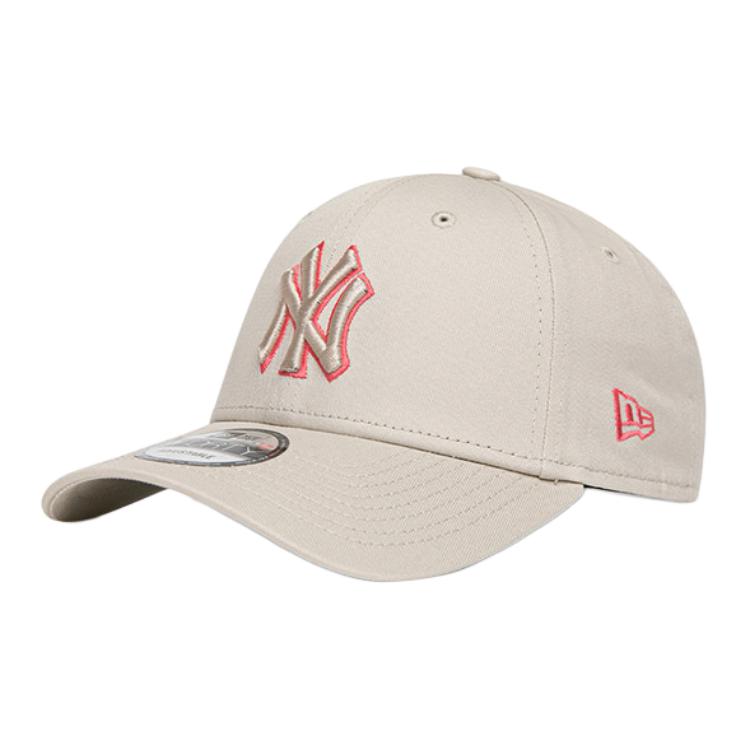 

New Era Хлопковая полиэстеровая бейсболка унисекс бежевая, Beige