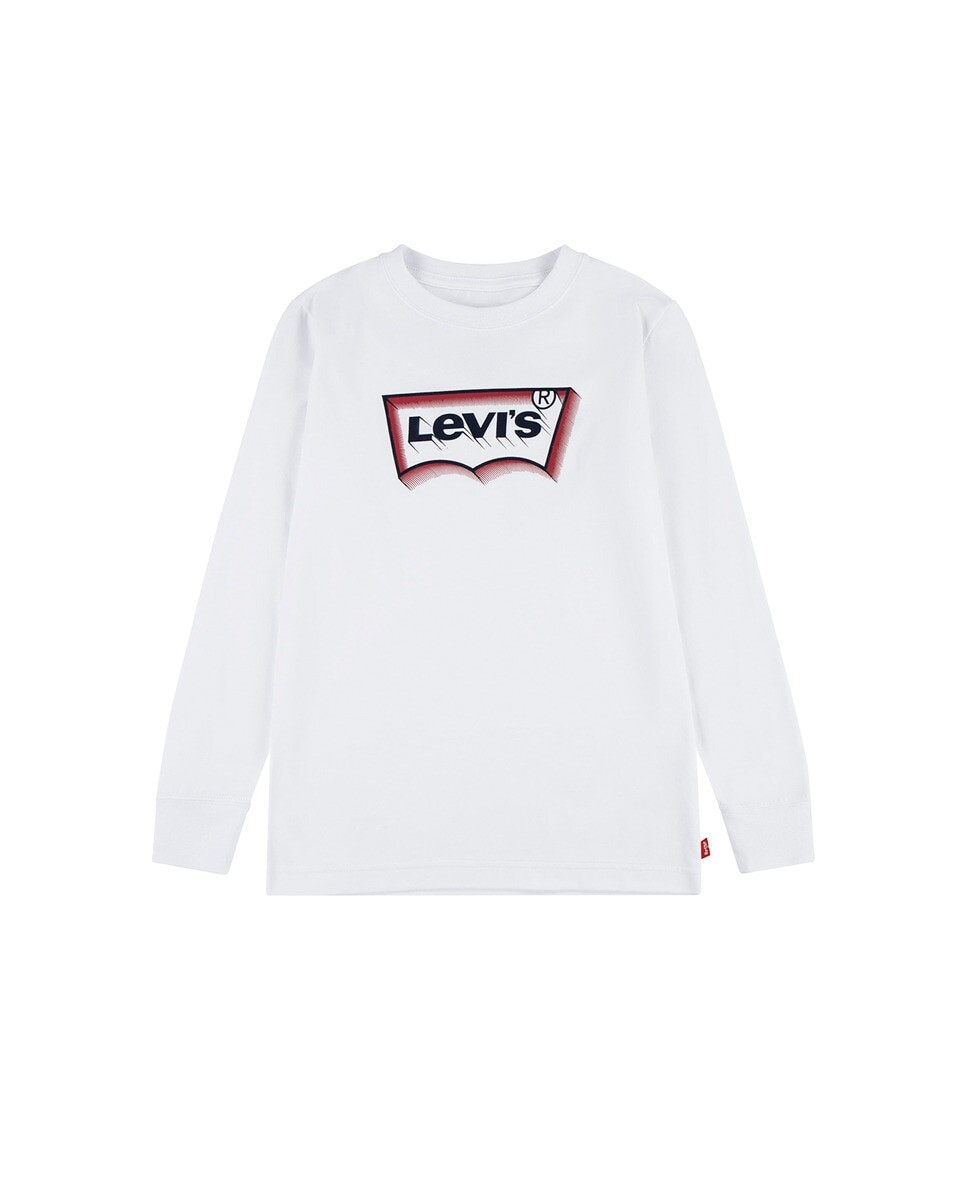 

Детская футболка с короткими рукавами Levi's, белый