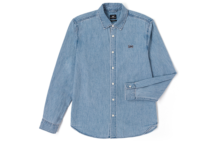 

Lee Мужская рубашка светло-голубого цвета