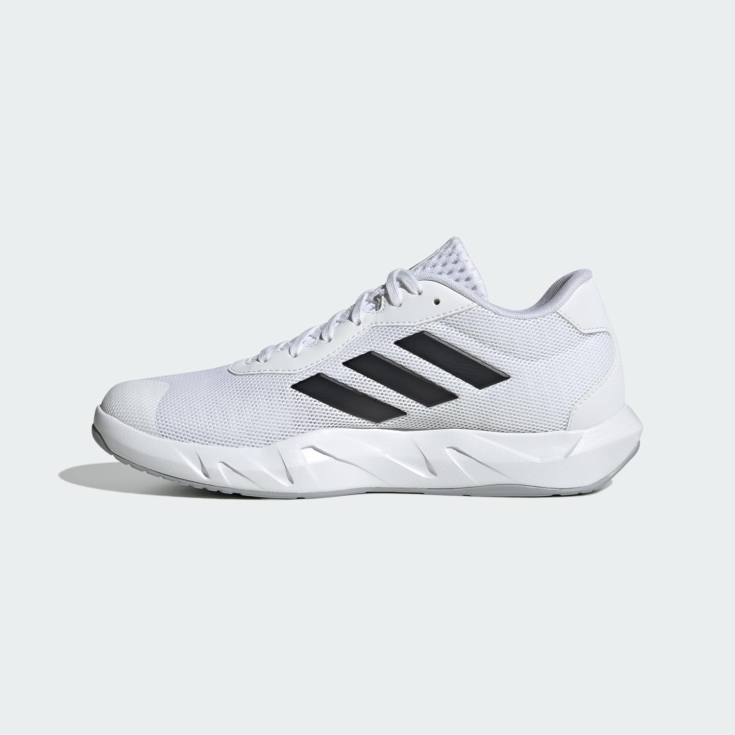 Мужские тренировочные кроссовки Adidas Amplimove, белый/черный/серый — фото 3
