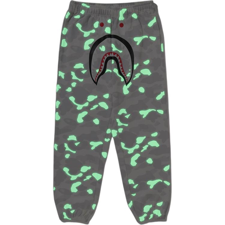 Городские камуфляжные FW25 вязаные спортивные штаны мужские A BATHING APE, черный — фото 4
